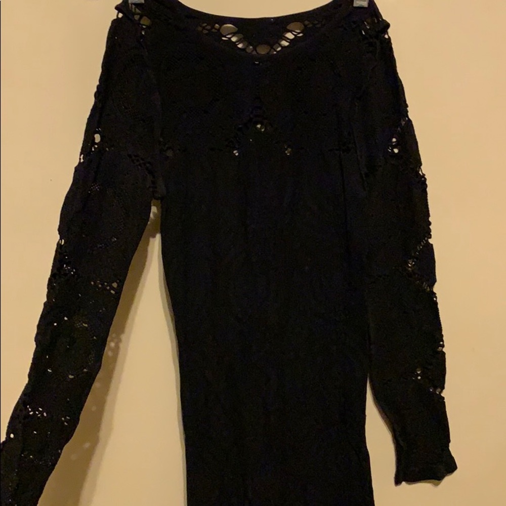 Fitted long sleeve dress